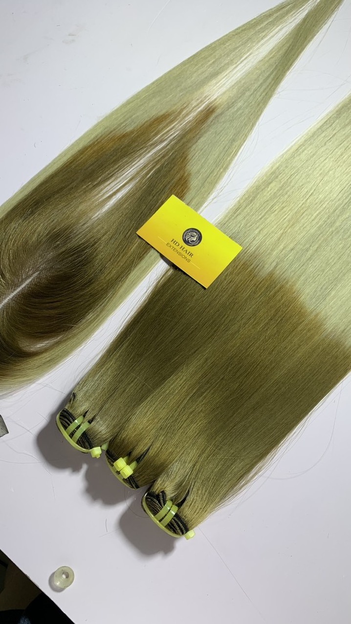 Factory Best Double Drawn 100% Human Remy Virgin Raw Hair Extensions Color Invisible PU Seamless Tape Inject Genius Weft