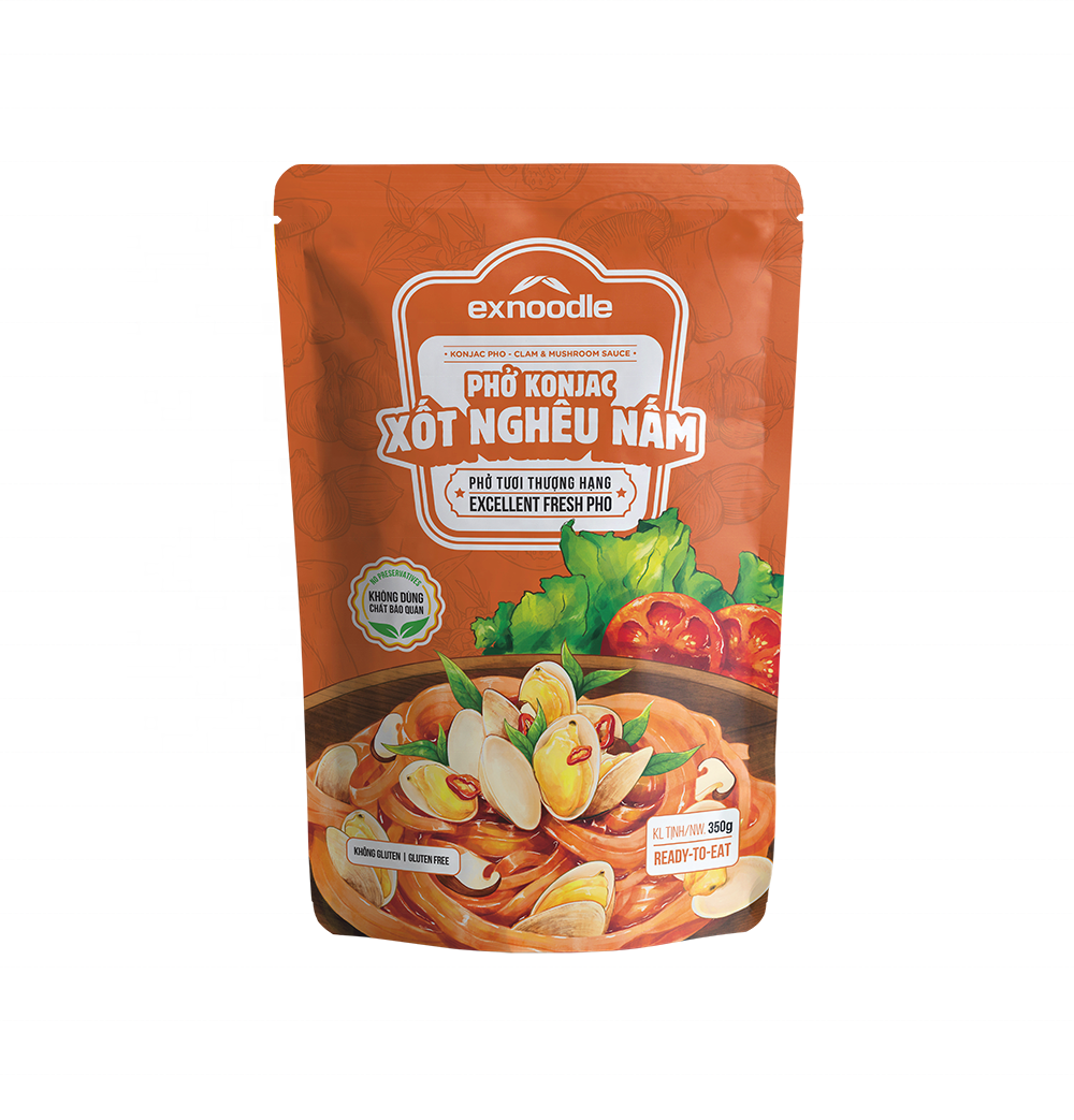 Yummy Flavor Konjac Noodles Ready-to-Eat with Mushroom Sauce Gluten-Free Preservative-Free Instant Noodles Packaged in Cartons