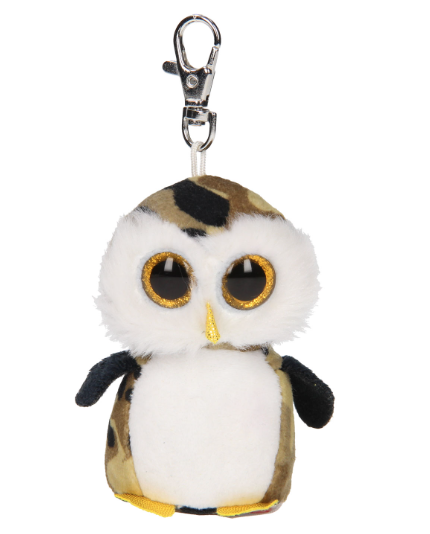 Wholesale Price High quality Custom Plush Keychain Owl Plush Keychain/ Plush With Big Eyes Pretty Gift For Kid