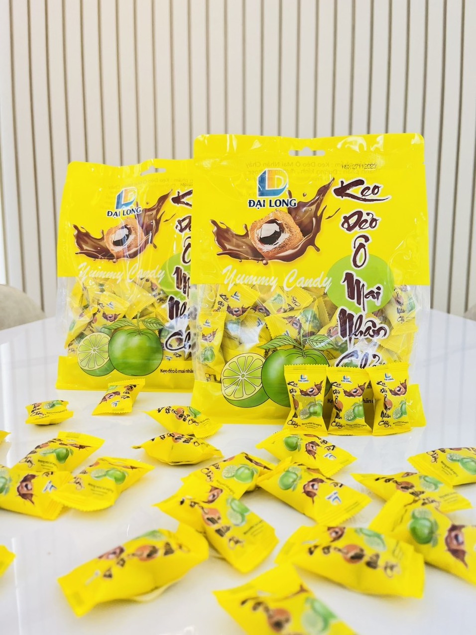 Jelly Bean soft candy with delicious umbrella flavor suitable for all ages, made in Vietnam