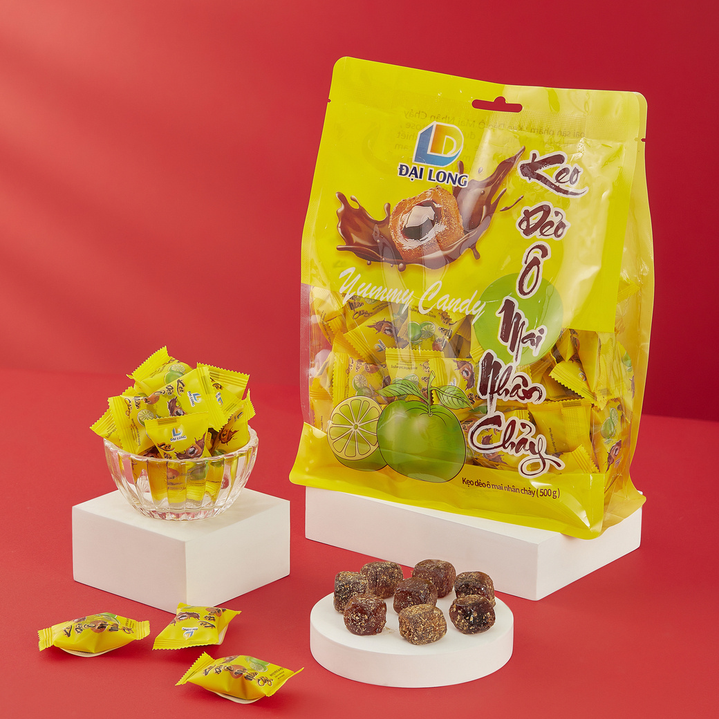 Jelly Bean soft candy with delicious umbrella flavor suitable for all ages, made in Vietnam