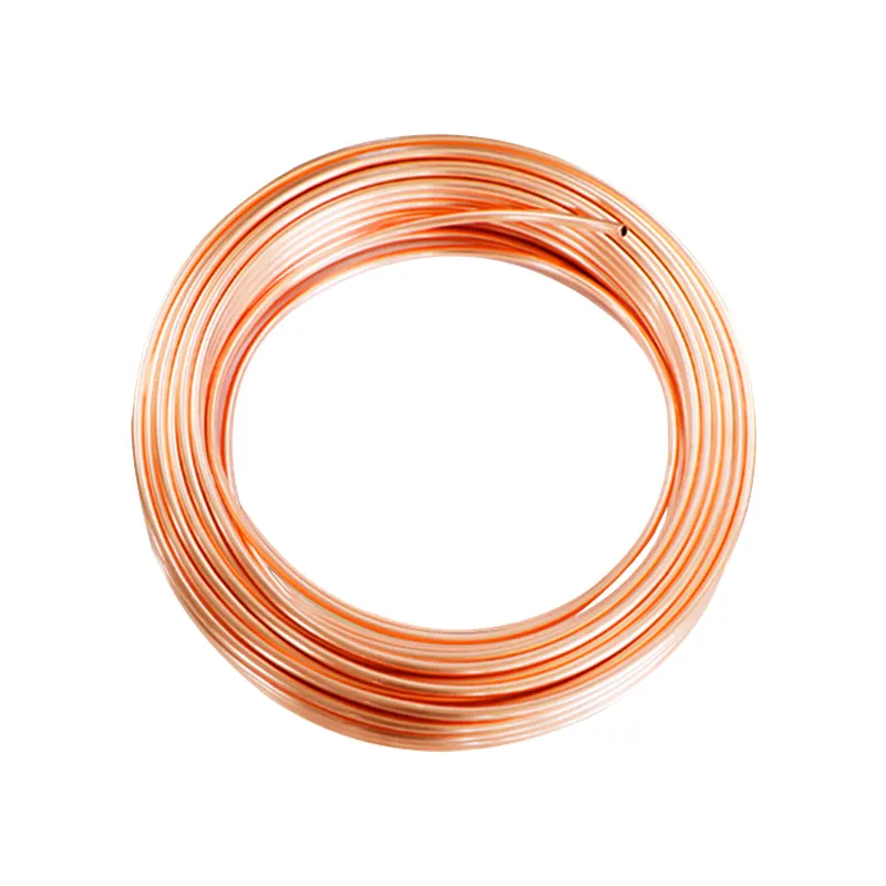 Soft Straight Copper Pipe Flexible 99.9 Water Tube Smooth 3/4 3/8 7/8 Cu Min 99.5% Inch Copper Coil Pipes For Air Conditioning