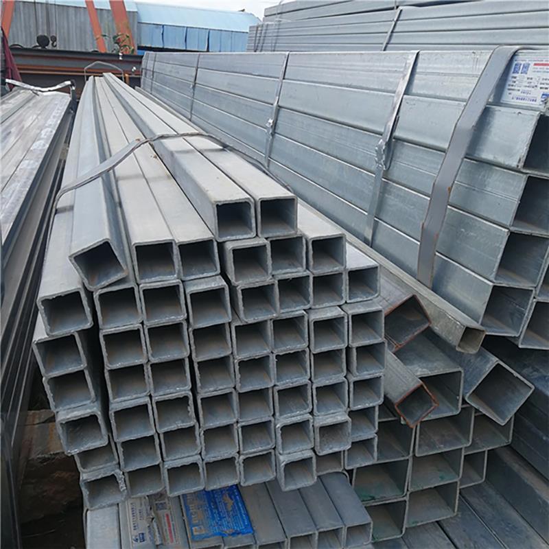 Rectangular Square Tube for Mechanical Equipment Carbon Steel Customized * 100 * 10 Acero Galvanized ASTM Provide HG 1 Tons Q235