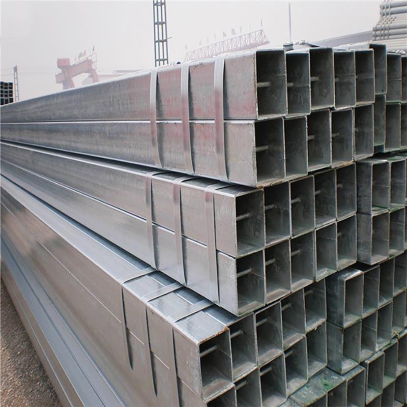 Rectangular Square Tube for Mechanical Equipment Carbon Steel Customized * 100 * 10 Acero Galvanized ASTM Provide HG 1 Tons Q235