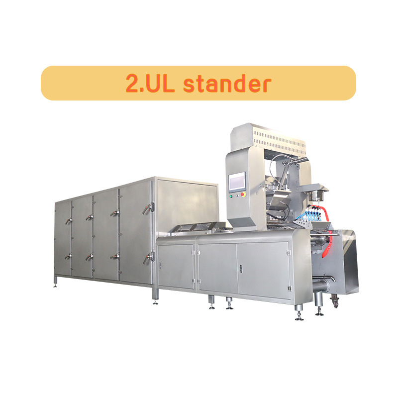 new hot/Gummy Candy Making Machine Small Mini Automatic Soft Jelly Bear Depositor Fruits candy production line