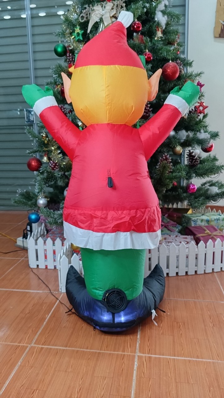 ODM OEM High quality Advertising Promotional Inflatable Christmas inflatable Santa Claus boy Christmas inflatable decoration