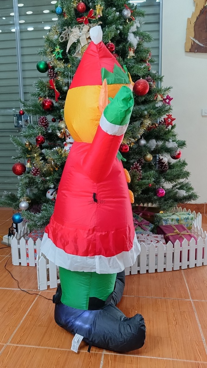 ODM OEM High quality Advertising Promotional Inflatable Christmas inflatable Santa Claus boy Christmas inflatable decoration