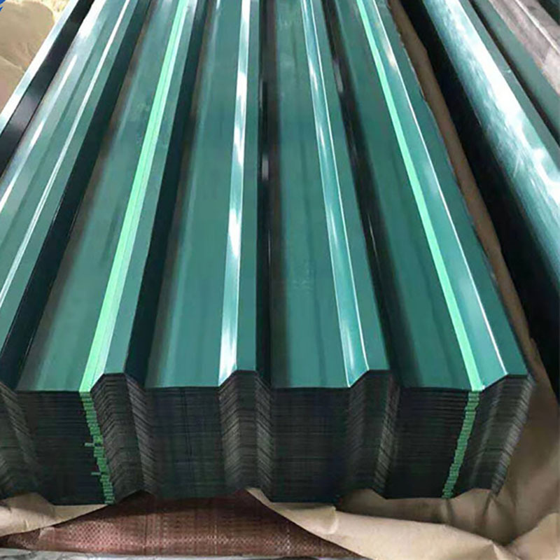 Factory low price customization.galvanized 10 gauge corrugated sheet steel polycarbonate roofing sheet