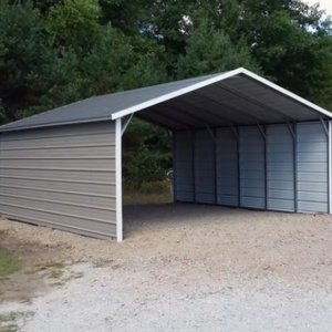 Shelter wholesale prefab garages portable metal frame carport removable car awning canopy outdoor 20x20