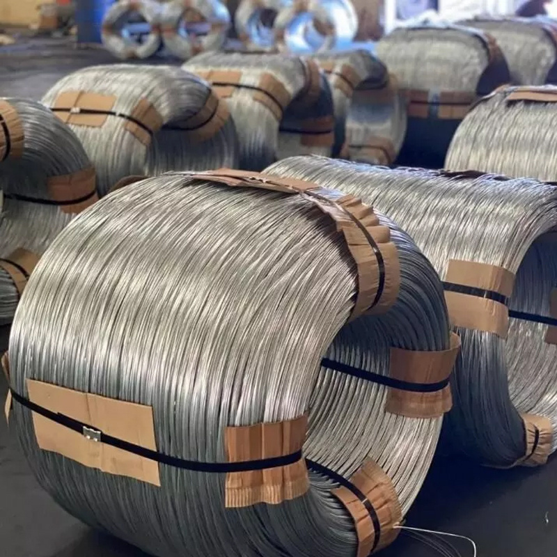 Stainless Galvanized Steel Wire Coils Rod in Coils From Scrap Tires for The Building Use