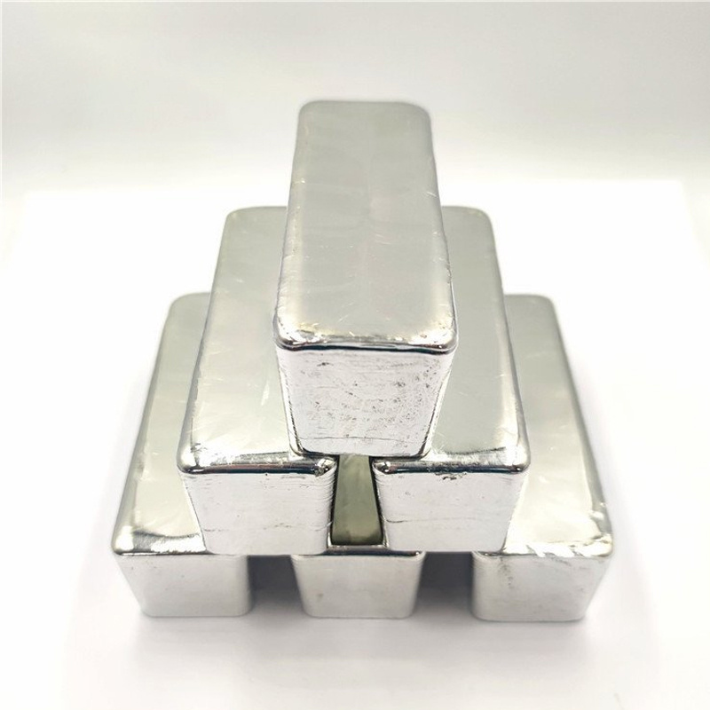 Indium Ingots Wholesale Price 1kg Indium Metal Bars Foil 99.995 4n5 Indium Ingots