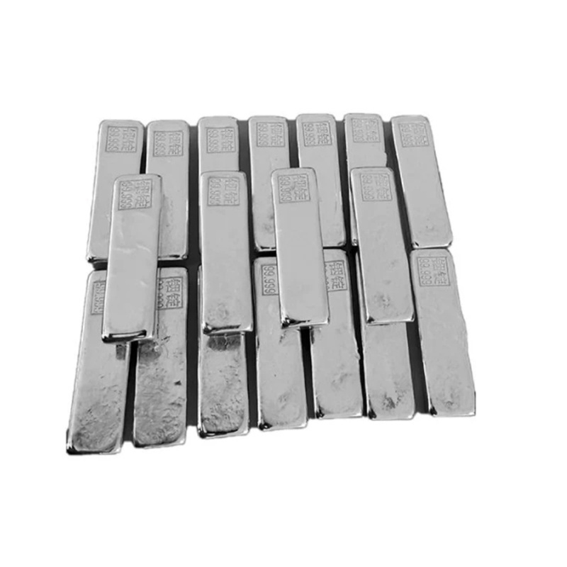 Indium Ingots Wholesale Price 1kg Indium Metal Bars Foil 99.995 4n5 Indium Ingots