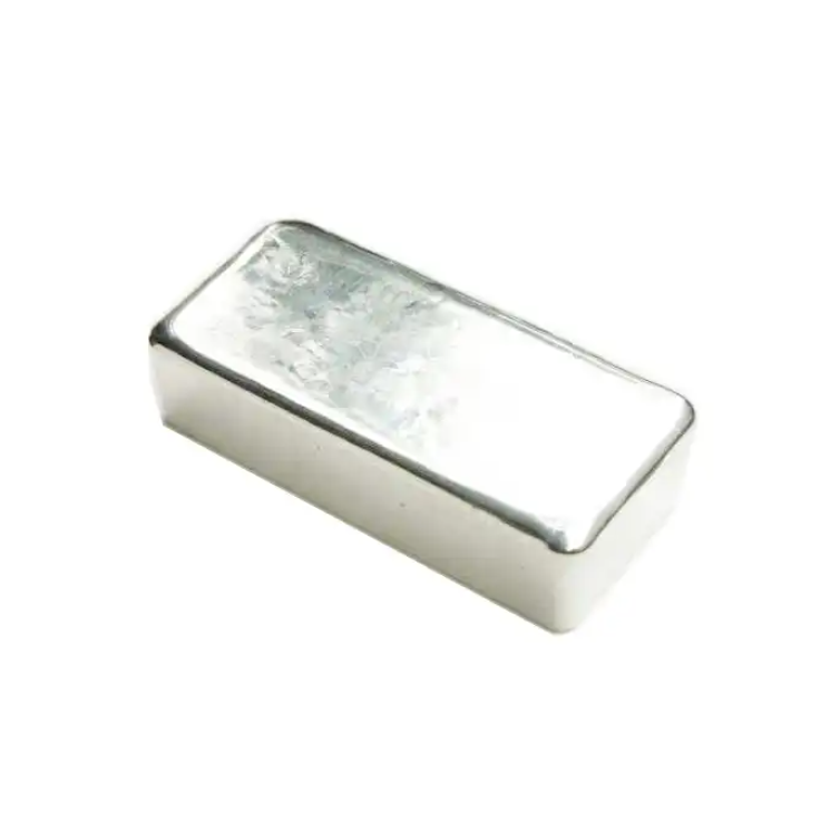 Soft texture, good plasticity and ductility, silver white fusible sparse metal pure indium ingot