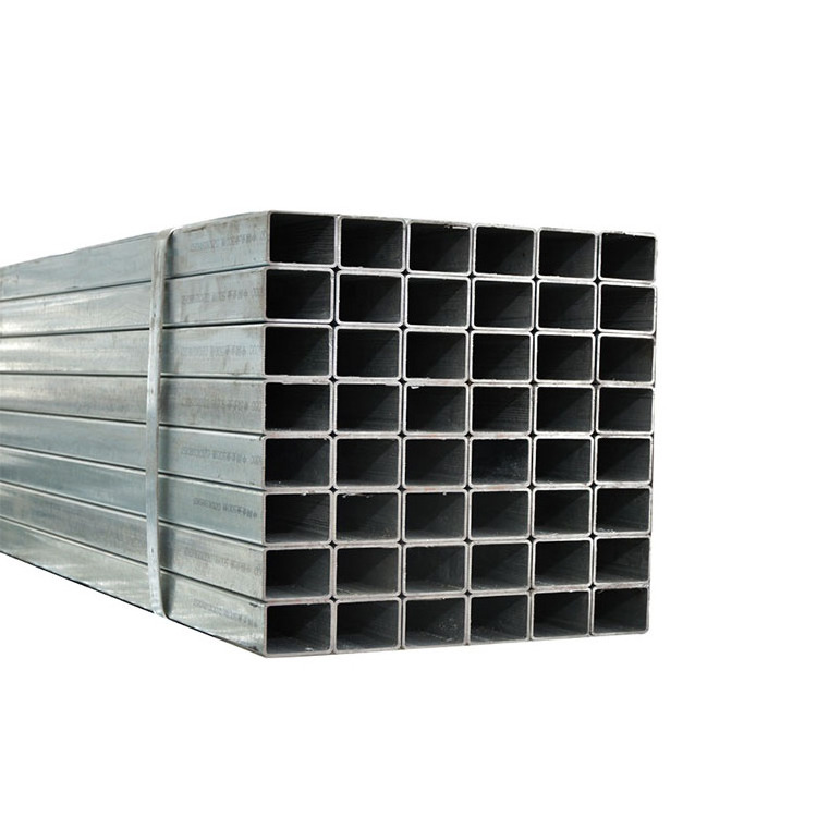 Welded Steel Furniture Pipe Gi Galvanized Square Rectangular Box Hollow Pipe