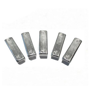 500g/PC Silver White Indium Ingot for Reducing Metal Melting Point