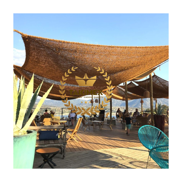 COCONUT FIBRE SHADE SAIL WATERPROOF GARDEN RESORT BEACH PALM LEAVES UMBRELLA TWIN THREAD STRONGEST SQUARE RECTANGLE TRIANGLE