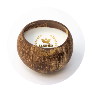 Wholesale Natural COCONUT SHELL CANDLE Coconut Bowl For Candle from Vietnam supplier with high quality