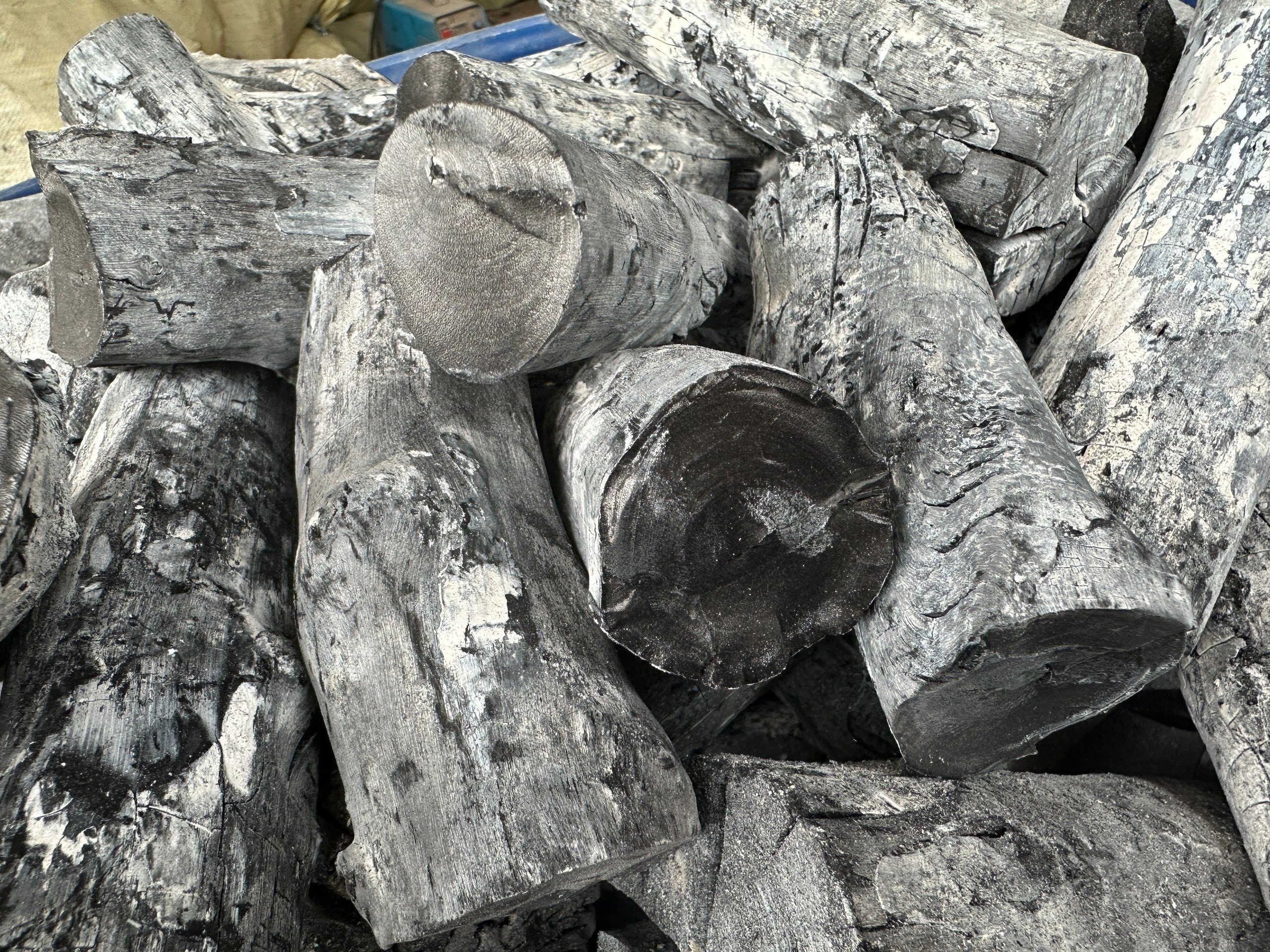 Japanese Quality Binchotan Smokeless White Charcoal from maitiew Laos Long Burning High Heat Odorless