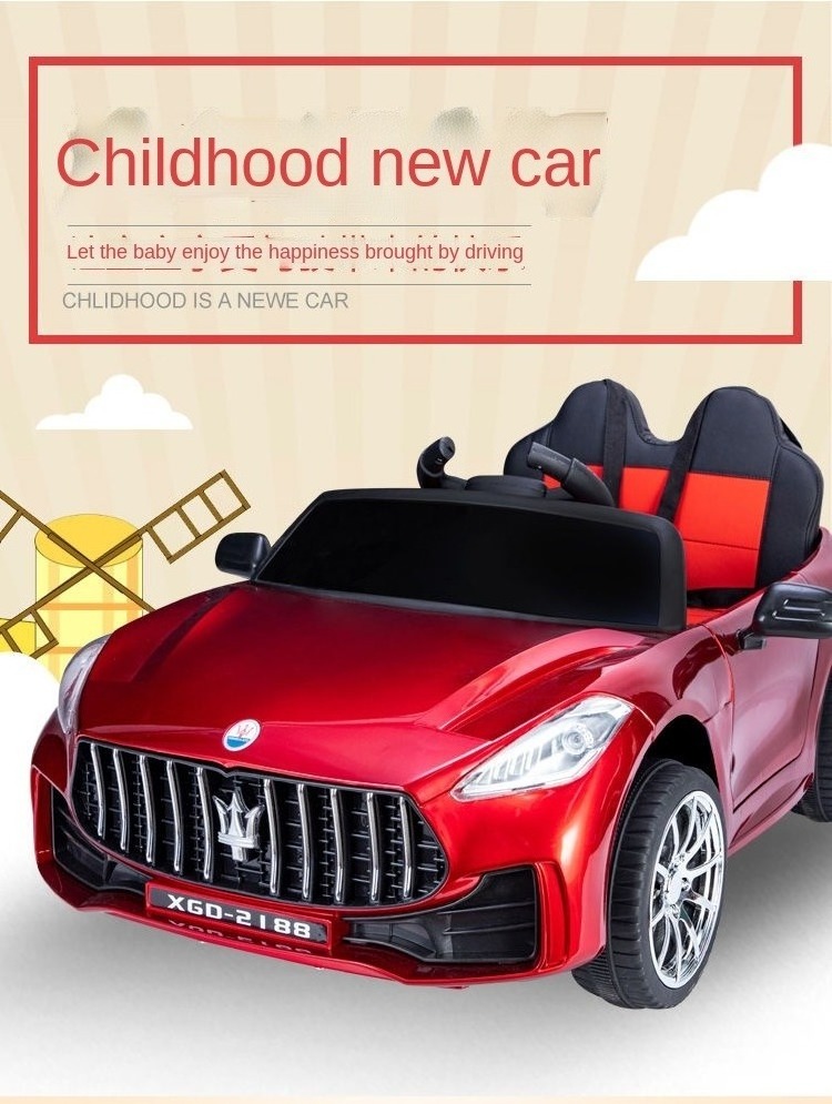 Toy Kid Ride On Car, Licensed Maserati 12V Battery Powered Electric Car for Kids with Parent Remote Control Whosale