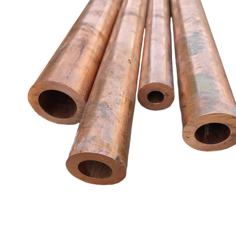 Factory Sales Flexible Seamless Round Shape Red Surface C1100 C1020 C1201 Copper Round Pipe