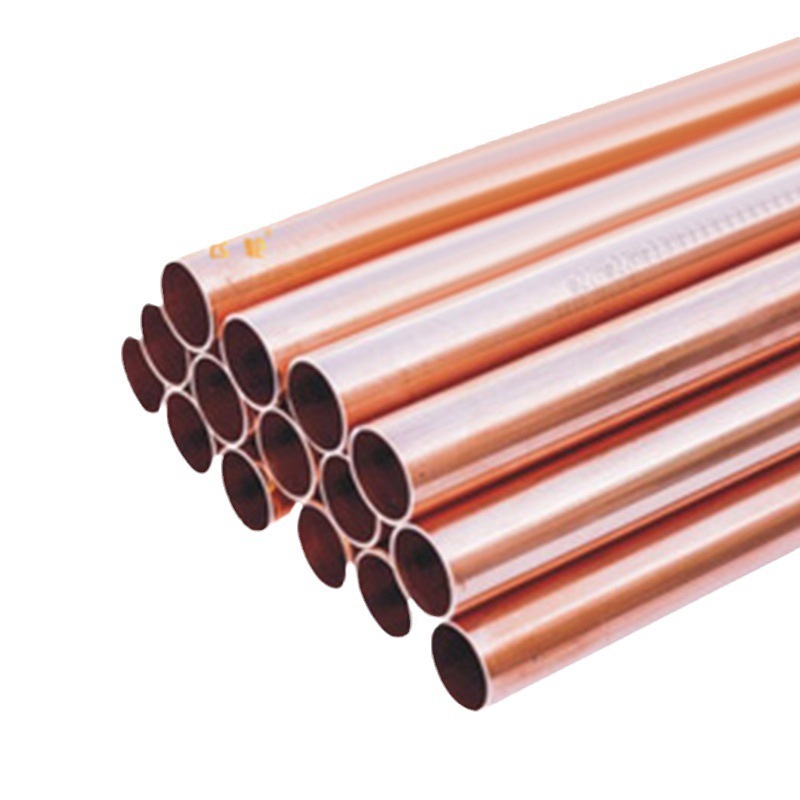 Factory Sales Flexible Seamless Round Shape Red Surface C1100 C1020 C1201 Copper Round Pipe