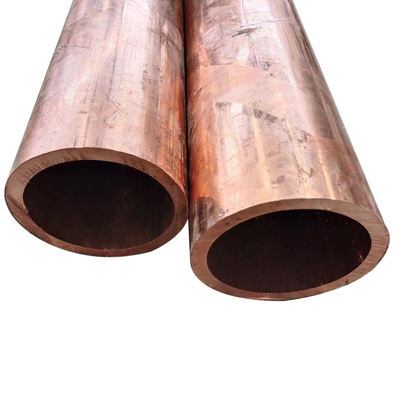 Factory Sales Flexible Seamless Round Shape Red Surface C1100 C1020 C1201 Copper Round Pipe