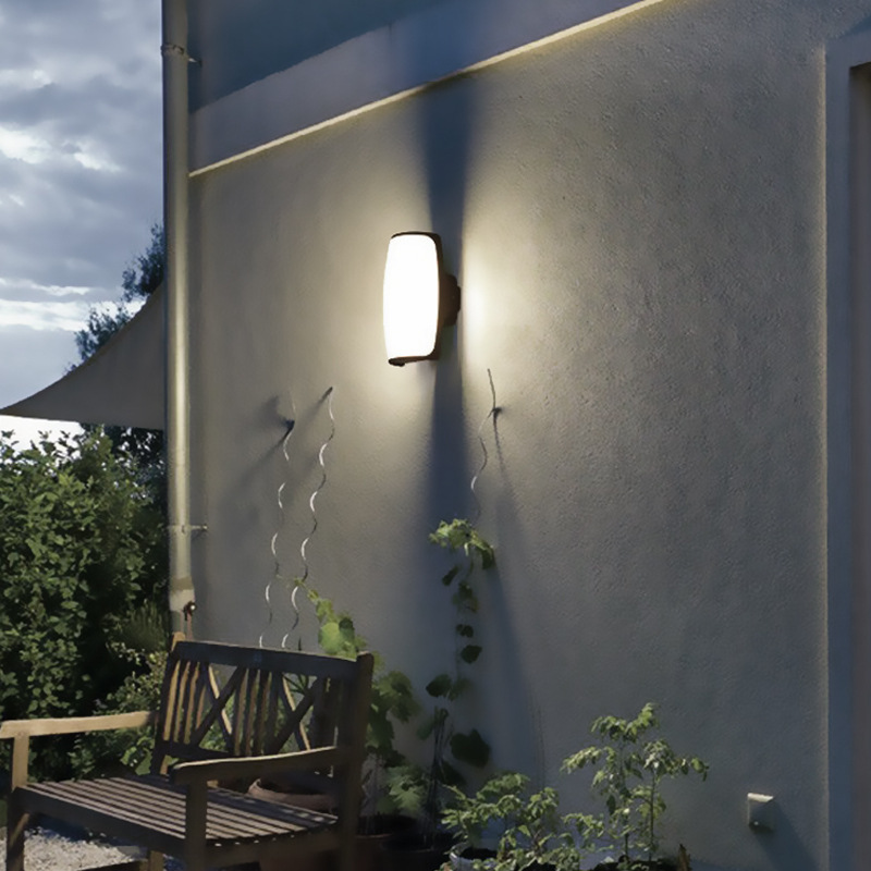 Black Post Wall Amount Lamp Type Outdoor Hanging Wall Lantern With LED Light Bulb Included E27 garden large wall lamp