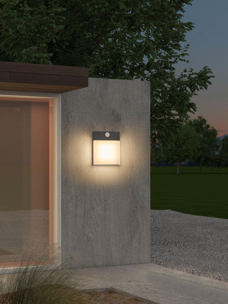 modern outdoor wall light Outside led wall light Waterproof IP65 Porch Garden Wall Lamp 6W/12W AC 85-265V