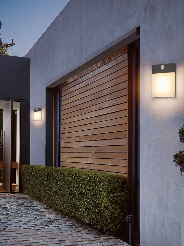 modern outdoor wall light Outside led wall light Waterproof IP65 Porch Garden Wall Lamp 6W/12W AC 85-265V