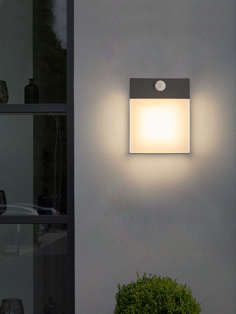 modern outdoor wall light Outside led wall light Waterproof IP65 Porch Garden Wall Lamp 6W/12W AC 85-265V