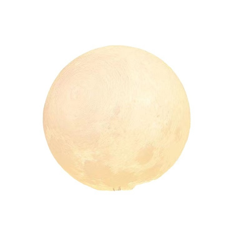 New Item 3 Color Changing 6 Inch Magnetic Levitating Moon Lamp Floating Half Moon Light for Business Gift