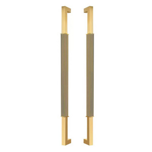 custom luxury door handle set aluminum brass stainless steel sliding glass door handle exterior swing wooden door handle brass