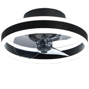 Aluminum Bronze Movement Quiet 110v220v Gold Ceiling Fan With Light Indoor LED Ceiling Fans