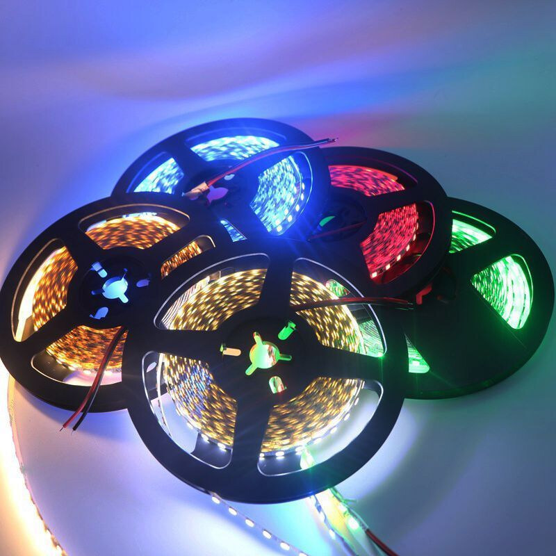 Super bright 24v LED strip light 2835 warm white 3000K 5000K daylight dual color 168 LEDs/M led room light