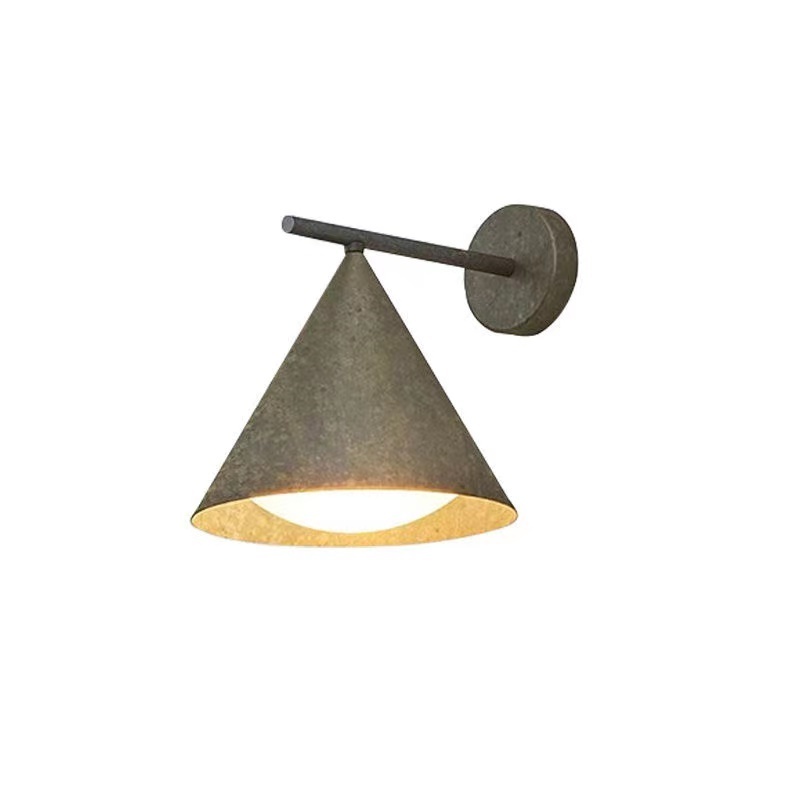 Modern Simple Style All Copper Single Head Wall Lamp Bedroom Bedside Home Stairs Corridor Living Room Wall Lamp