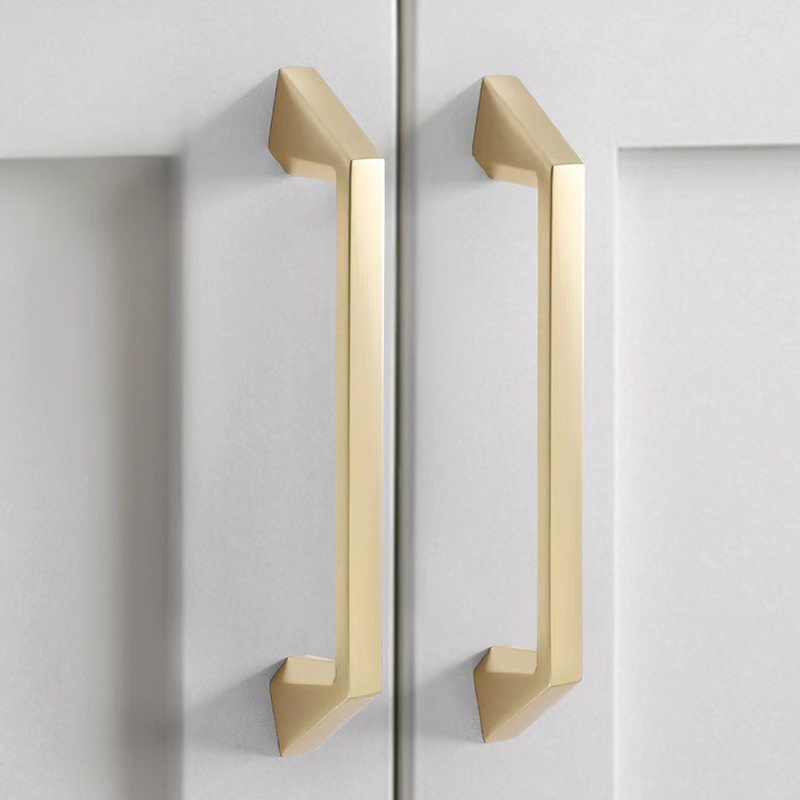 Bedroom Wardrobe Cabinet Handle Modern Long High Quality Zinc Alloy Kitchen Cupboard Drawer Furniture Pulls