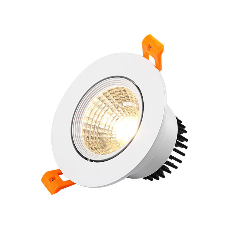 Popular Showcase Cabinet Window Commercial Fixture 5W Spotlight Ceiling / Wall Focus Lamp downlight Gold GU10 COB LED Spotlight