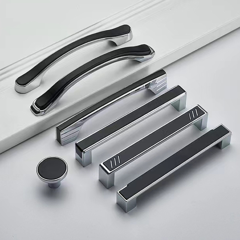 European modern double color funky furniture handle kitchen drawer wardrobe knobs and handle pulls