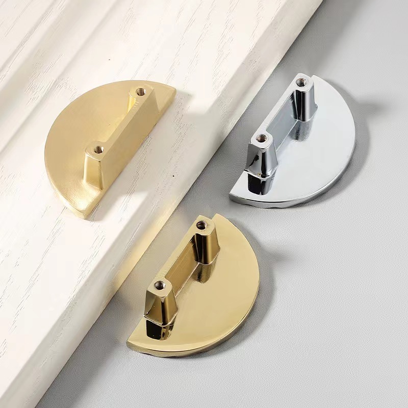 Cabinet Handles Flower Pulls Gold Solid Door Knobs and Pulls Handle for Furniture Kitchen Cupboard Closet Drawer Home