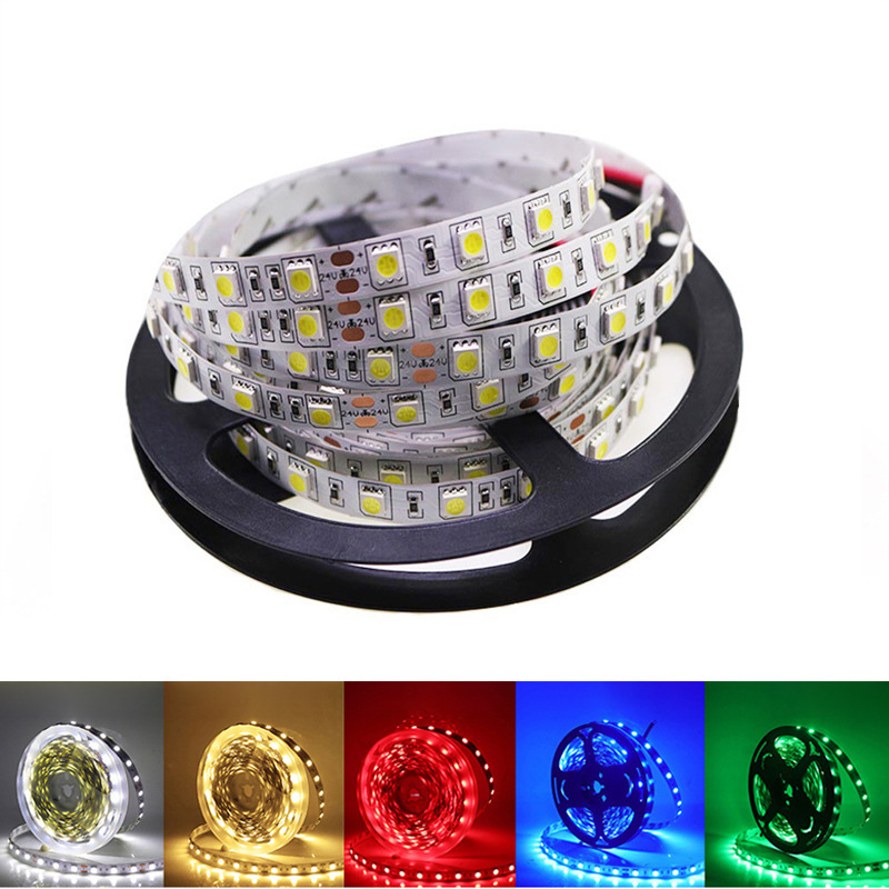 Super bright 24v LED strip light 2835 warm white 3000K 5000K daylight dual color 168 LEDs/M led room light