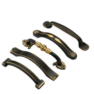 Fashion wardrobe brass Cabinet Handles Pure Copper Cabinet Door Handle Animal Furniture Handles Knobs