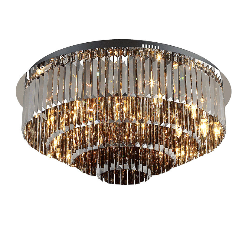 Modern Minimalist Personality Light Luxury Decorative Crystal Ceiling Lamp For Living Room Bedroom