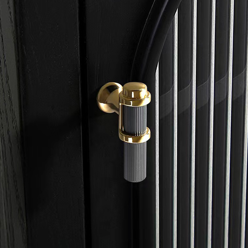 European simple modern furniture handles t bar cabinet handle knobs silver and gold wardrobe cabinet door handle