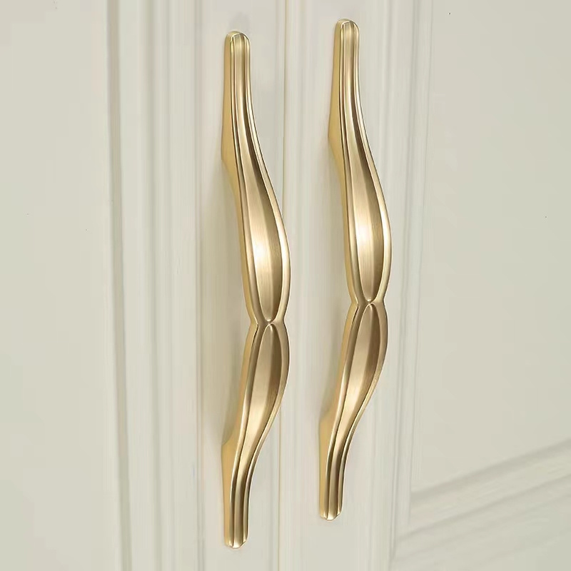 stainless steel push plate door & window knobs bathroom dresser cupboards drawers pulls bedroom luxury furniture handles