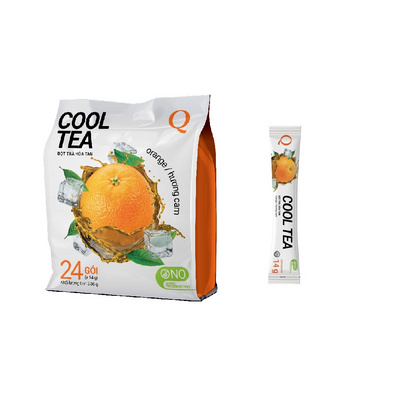 Whosale in bulk from Vietnam Instant Powder Cool Tea Orange Flavor - Premium Instant Tea Powder - in stick