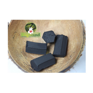 Long Burning Time Eco-friendly Briquette Hexagonal coconut shell charcoal High Quality Wholesale