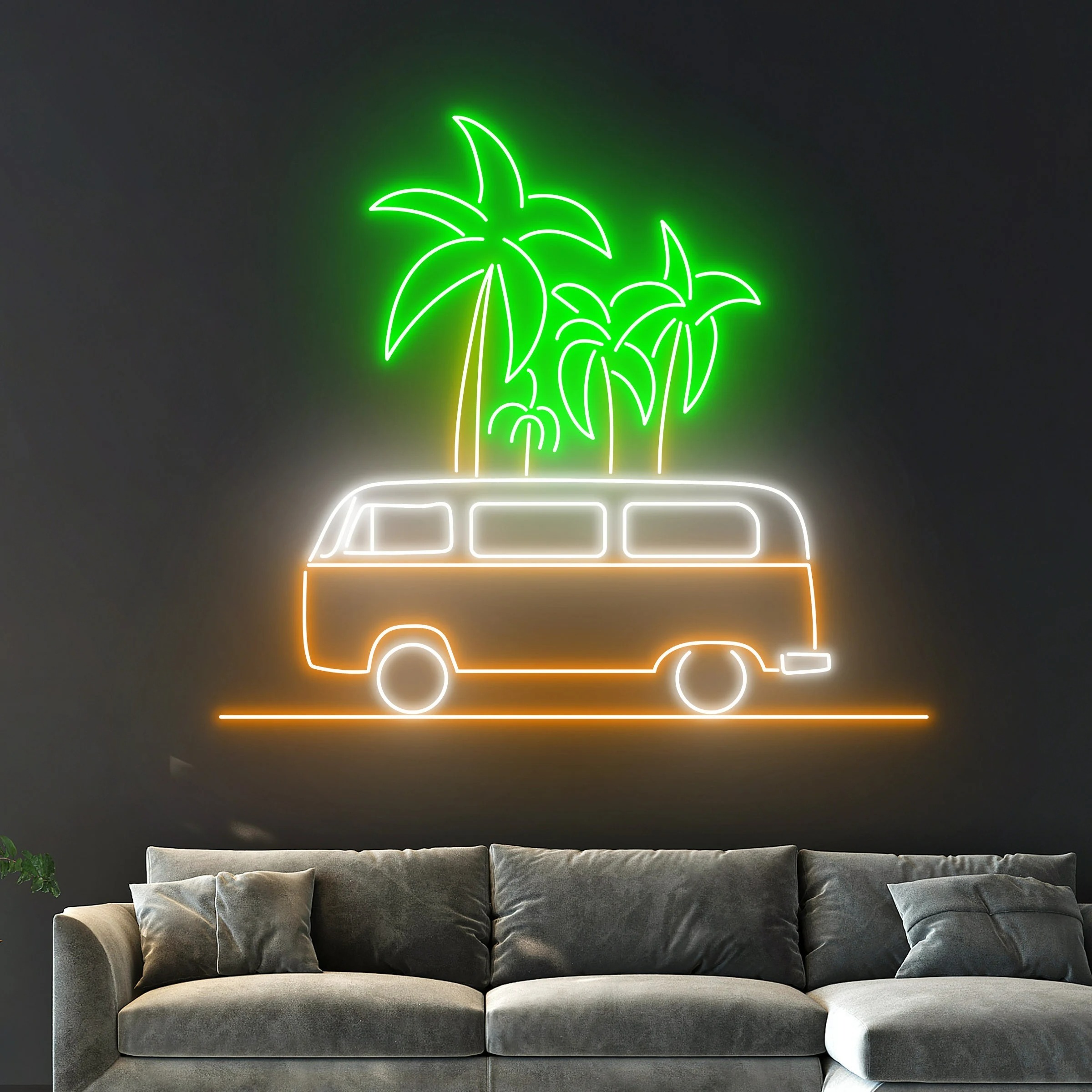 Camping Van Neon Sign Camper Led Sign