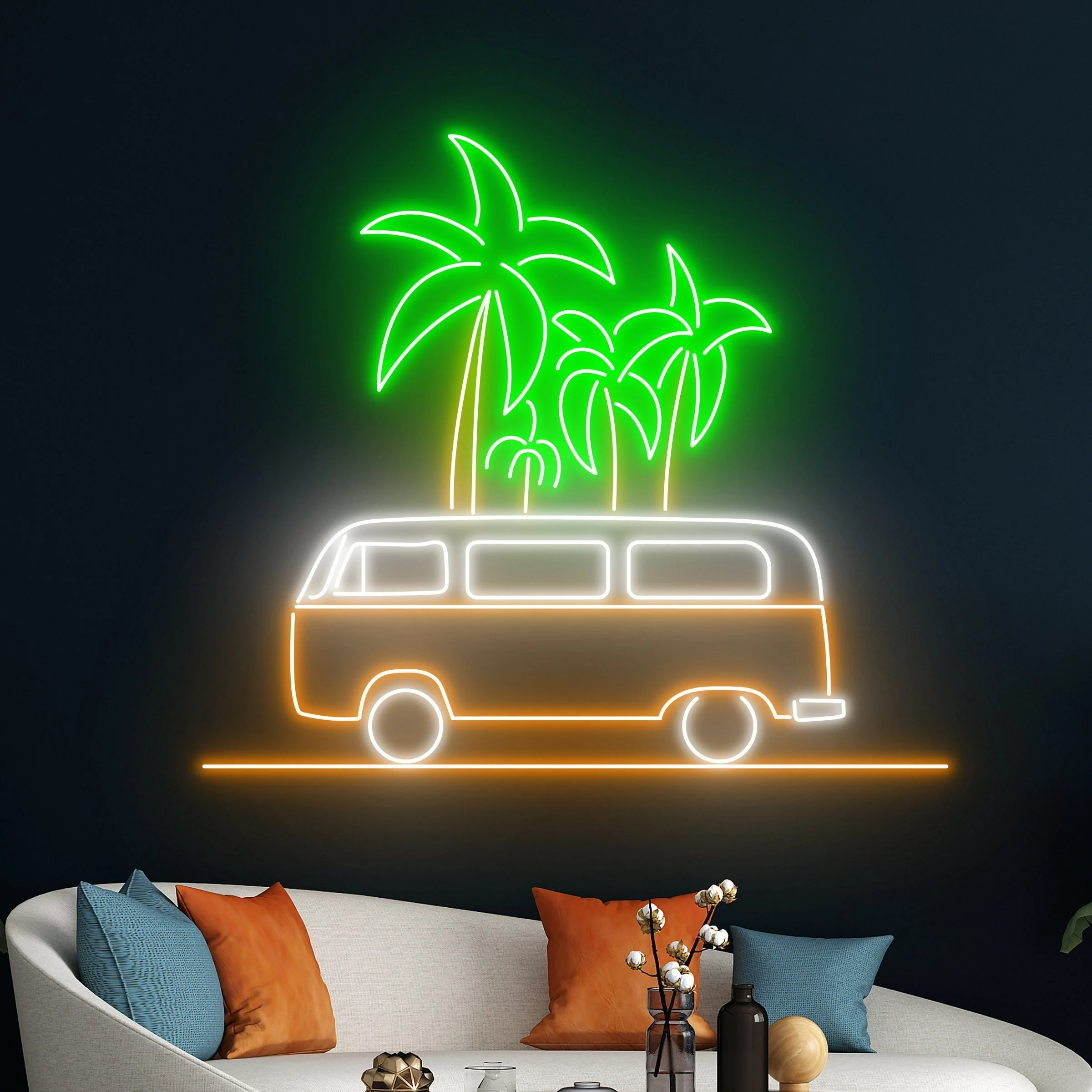 Camping Van Neon Sign Camper Led Sign