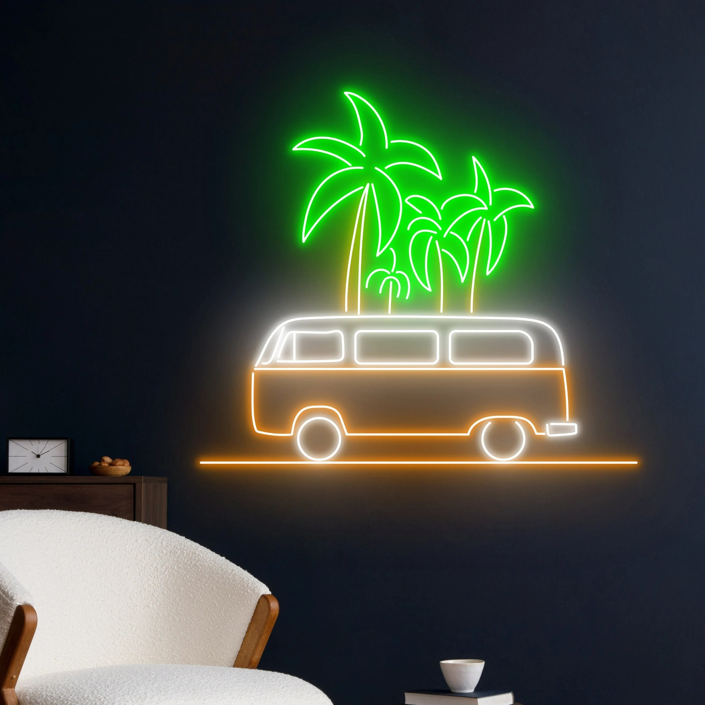 Camping Van Neon Sign Camper Led Sign