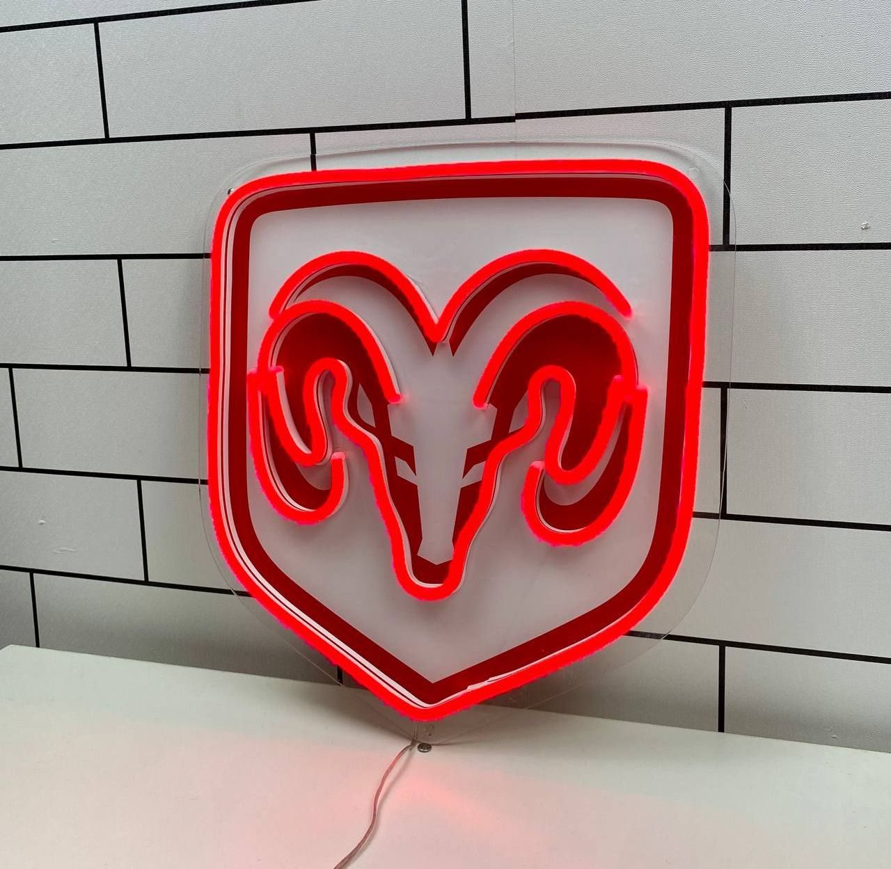 Dod ge Neon Sign, Dod ge Car Neon Sign, Dod ge Neon Light